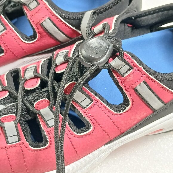 Dr. Comfort Red & Black Athletic Walking Shoes Women's 6W Extra Wide EUC - Picture 8 of 13